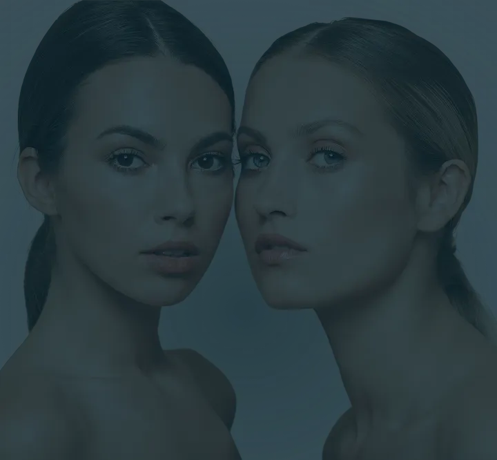 Two women with radiant skin representing wellness and medspa aesthetic services